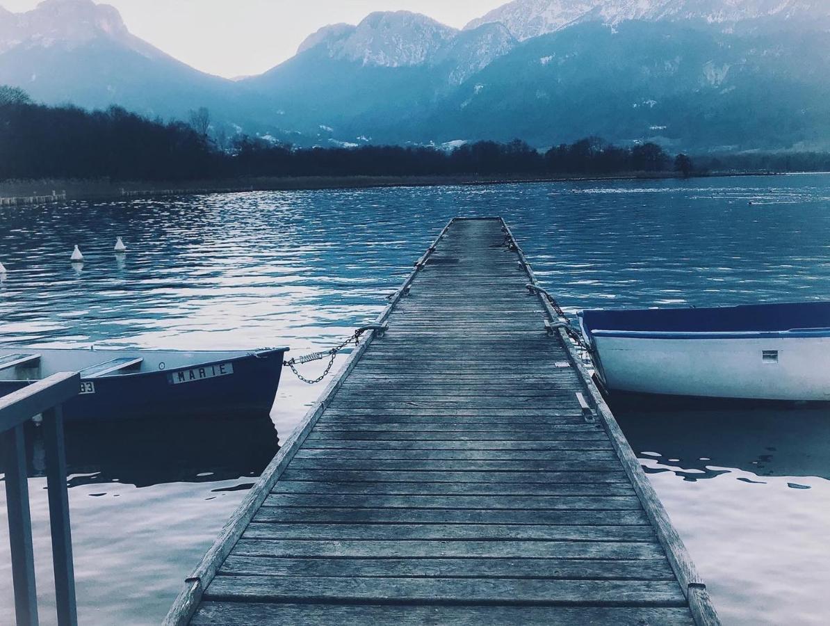 Reflet Bleu Du Lac D'Annecy 3 Etoiles - Face Au Lac, Parking Gratuit, Paddle Board Doussard Exterior foto